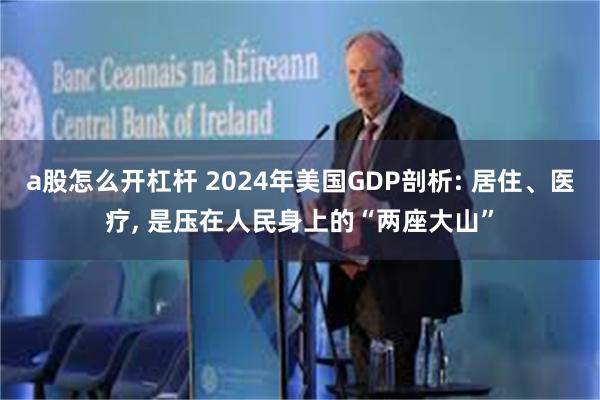 a股怎么开杠杆 2024年美国GDP剖析: 居住、医疗, 是压在人民身上的“两座大山”